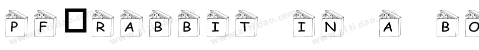 pf_rabbit in a box字体转换